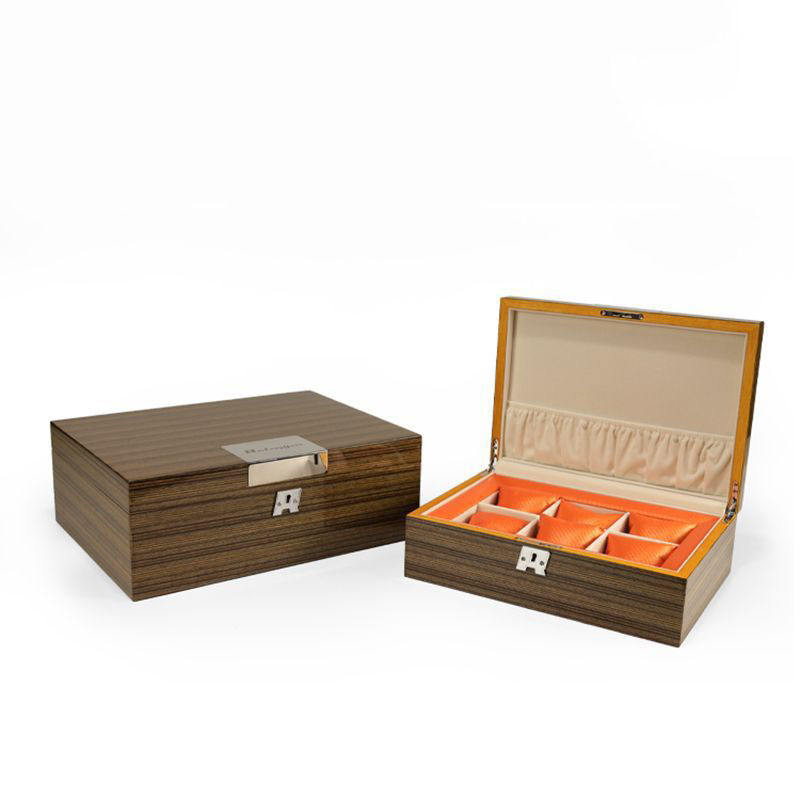 Custom Logo Wooden Watch Box