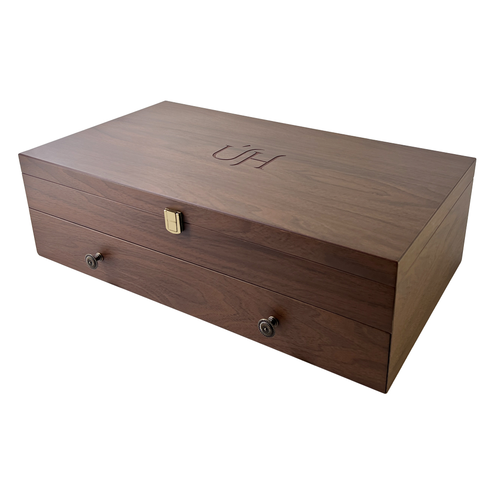 Custom Logo Wooden Watch Box