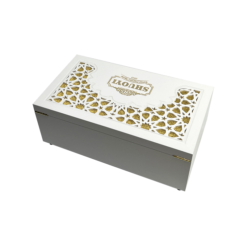 Perfume box with logo