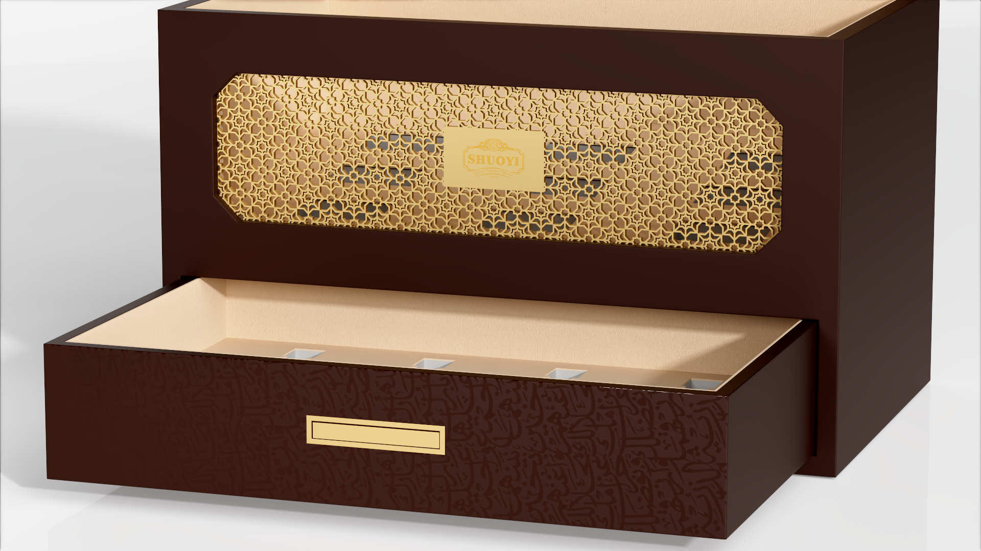 Pu wooden box 