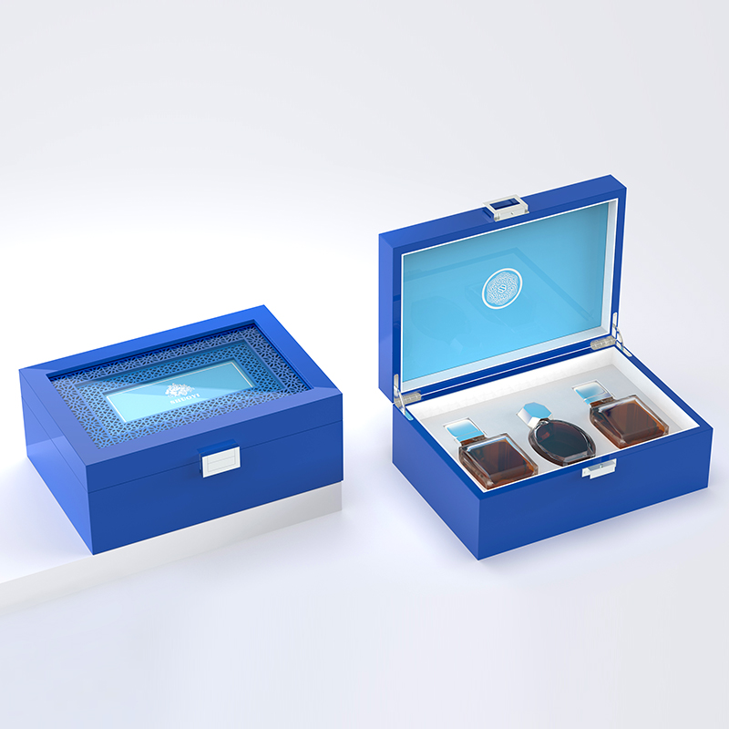 High glossy wooden box