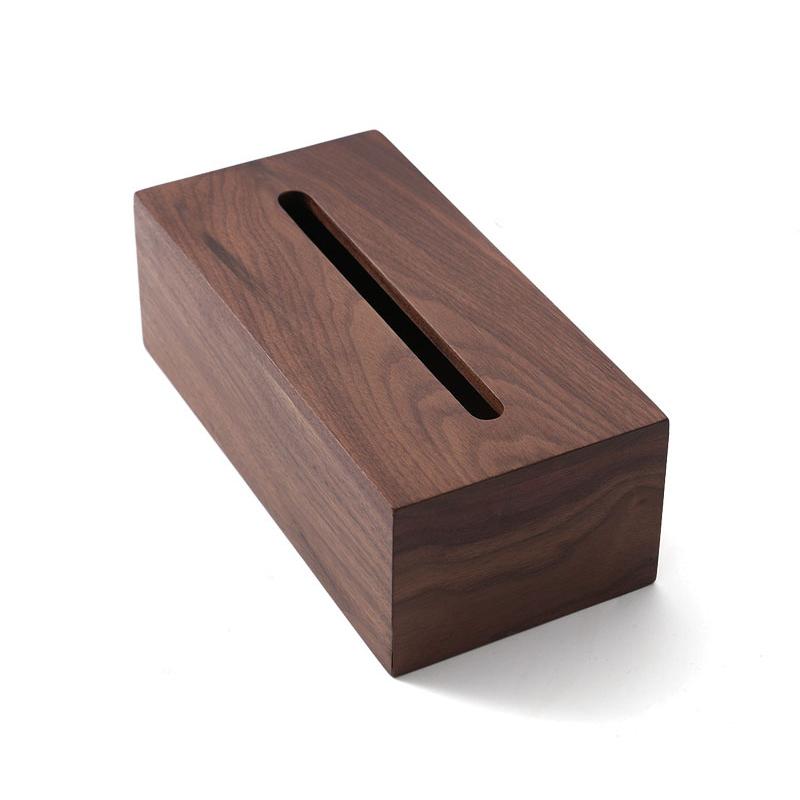 wood tissue holder	