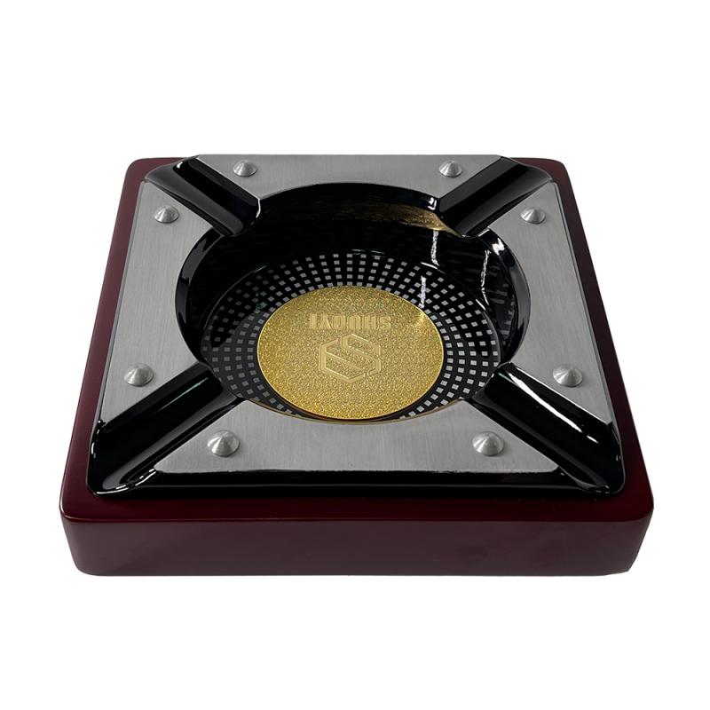Custom Wood Cigar Ashtray Cigar Accessories Cigarettes Ashtrays,Wood ...